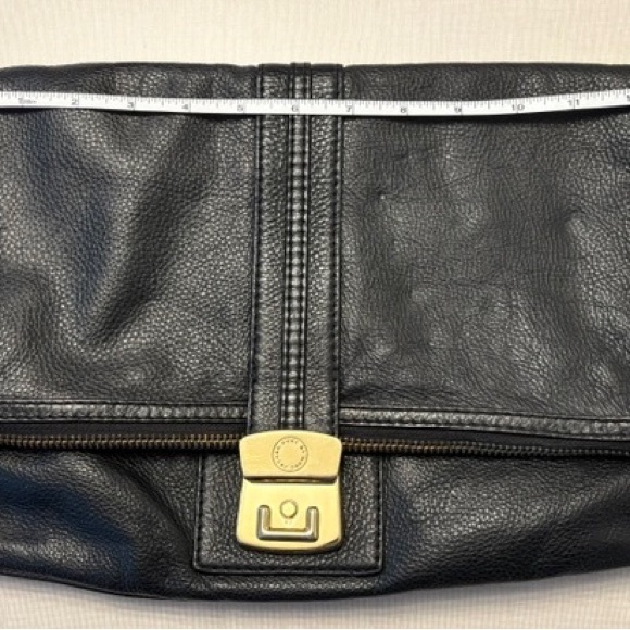 Marc by Marc Jacob's Black Leather large clutch with dust bag - Picture 3 of 9